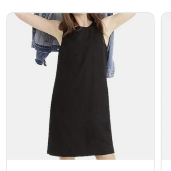 J. Crew Dresses & Skirts - J Crew Button Back Shift Dress in Beauchamps Linen MedTall J2466